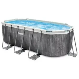 Piscine tubulaire baltik ovale 4,00 x 2,00 x 1,22 m - intex INT26793FR