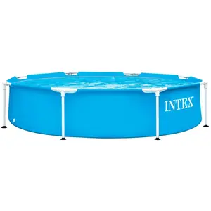 Comparateur de prix : Intex - Metal Frame - Piscine - 244x51 cm - Ronde - Piscine intérieure