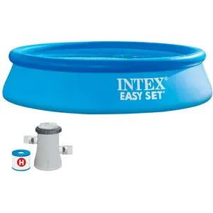 Comparateur de prix : Piscine autoportante ronde Intex Easy Set ø2,44 x h.0,61 m + épurateur