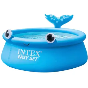 Comparateur de prix : Intex Piscine Gonflable Ronde Whale Easy Set Ø183x51cm