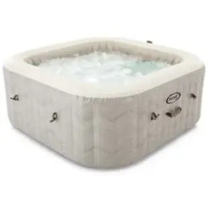 Comparateur de prix : Intex Spa Gonflable - Chevron - 173 X 173 X 71 Cm - 4 Places - Carré - 28446Ex