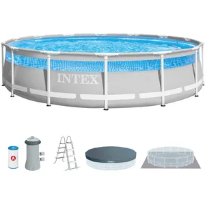 Comparateur de prix : Piscine tubulaire Prism Frame Clearview ronde 4,27 x 1,07 m - Intex TU
