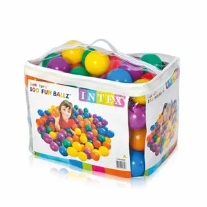 Comparateur de prix : Lot de 100 billes Intex 49600 de 8 cm de diamètre - Multicolore assorti