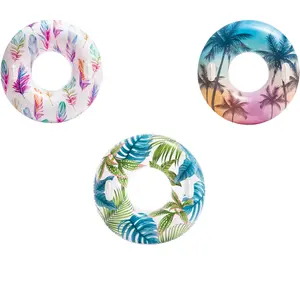 Comparateur de prix : Intex Bouée Transparente À Motifs Fleuris - 97 Cm