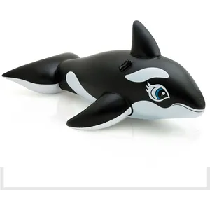 Intex - 58561NP - Bouée Grande Baleine A Chevaucher, Noir pas cher