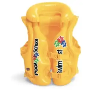 INTEX Gilet d'apprentissage de natation / sauvetage enfant "Pool School" - 58660NP pas cher