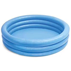 Comparateur de prix : Intex Piscinette pataugeoire gonflable Cristal - Diam. 168 x H. 40 cm - Bleu