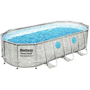 Ensemble de piscine Power Steel Swim Vista 549x274x122 cm Bestway n/a