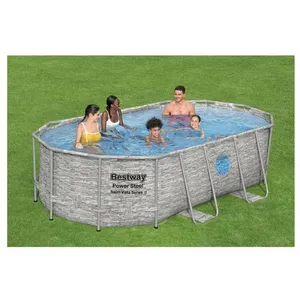 Comparateur de prix : Summer Fun Piscine tubulaire Bestway ovale 4,27 x 2,50 x 1,00 m Power Steel Vista