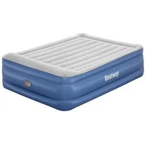 Comparateur de prix : Bestway Matelas pneumatique Tritech 2 places 203x152x56cm bleu et gris