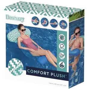 Comparateur de prix : Bestway Matelas hamac Comfort Plush, 145 x 87 cm, 90 kg max, maillage CoolDown
