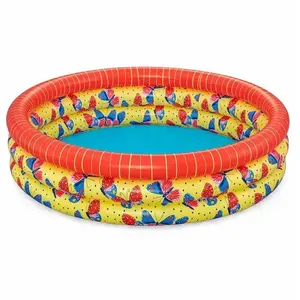 Comparateur de prix : Pataugeoire gonflable pour enfants Bestway Papillons 168 x 38 cm