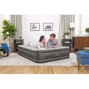 Bestway Lit gonflable Fortech avec pompe intégrée 203x152x46 cm TU