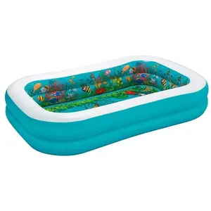 Comparateur de prix : Bestway Pataugeoire Gonflable Pour Enfants Bestway 3d 262 X 175 X 51 Cm Bleu