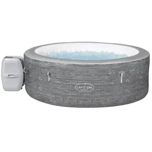 Comparateur de prix : Spa gonflable rond Lay-Z-Spa Budapest AirJet 4-6 places - Bestway