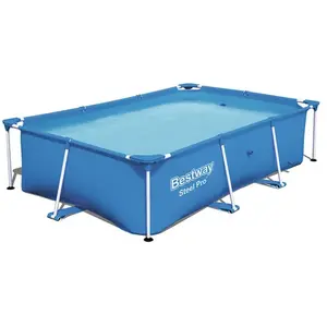 Comparateur de prix : Bestway Piscine Hors-sol Rectangulaire 56403 Acier 259 x 170 x 61 cm