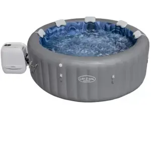 Spa gonflable à bulles 7 places Bestway Santorini Smart HydroJet Pro