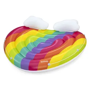 Comparateur de prix : Bestway Île gonflable Rainbow Dreams  2 personnes, 164 cm, design arc-en-ciel