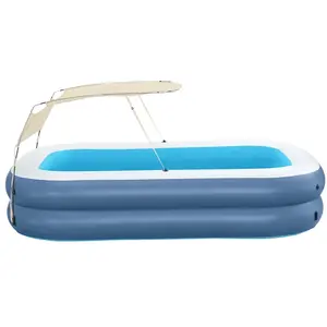 Comparateur de prix : Bestway Piscine familiale gonflable Summer Bliss  avec parasol 2,54 m x 1,78 m x 1,40 m