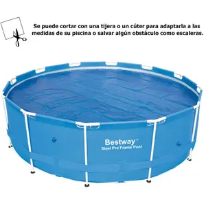 Couverture solaire piscine ronde 366 cm - Bestway