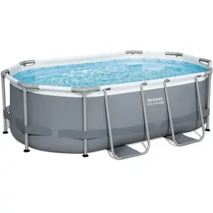 Comparateur de prix : Bestway Piscine hors sol ovale 305 x 200 x 84 cm Bestway Steel Pro MAX