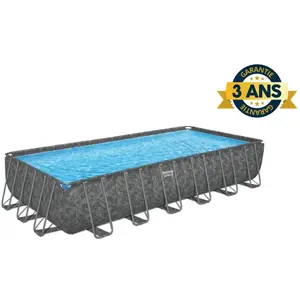 Comparateur de prix : Bestway Piscine tubulaire rectangulaire Bestway APX 365 7,32 x 3,66 x ...
