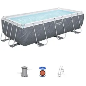 Comparateur de prix : Kit Piscine hors sol tubulaire BESTWAY - Steel Pro Max - 404 x 201 x 1...