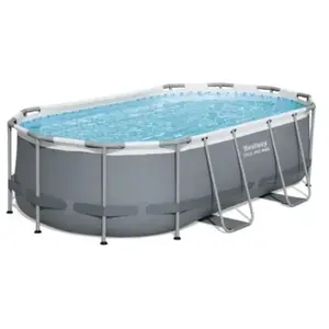 Comparateur de prix : Piscine hors sol tubulaire Steel Pro Max ovale P.4,27 x l.2,50 x H.1 m...