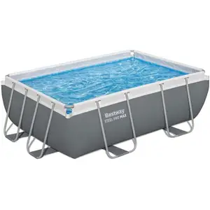 Comparateur de prix : Bestway - Piscine hors sol rectangulaire 282x196x84cm Steel Pro max