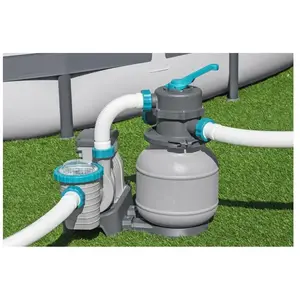 Comparateur de prix : Bestway - Pompe de filtration à sable pour piscine hors sol 6 056 l