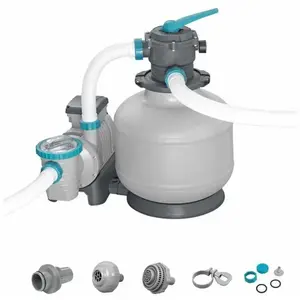 Comparateur de prix : Bestway - Pompe de filtration à sable pour piscine hors sol 11 355 L/h