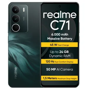 realme C71 Smartphone 8+256 Go Batterie de 6 000 mAh Charge rapide 45 ... pas cher