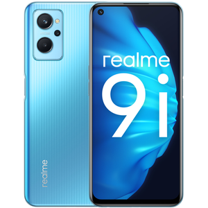 realme 9i 16,8 cm (6.6") Double SIM Android 11 4G USB Type-C 4 Go 128 Go 5000 mAh Bleu pas cher