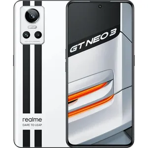 realme GT Neo 3 17 cm (6.7") Double SIM Android 12 5G USB Type-C 12 Go 256 Go 5000 mAh Blanc pas cher