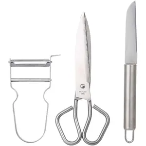 Bergner - Lot de 3 Ustensiles de cuisine blancs OSVendu paramazon