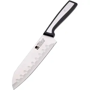 Bergner - Couteau santoku tranchant MasterPro argenté - D. 17,5cm OS pas cher