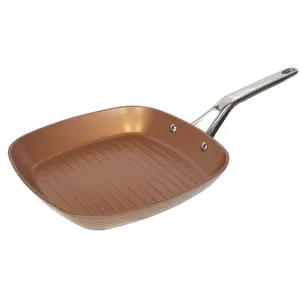 Comparateur de prix : San Ignacio Poêle à griller 28cm aluinium forgé - induction - collection origen