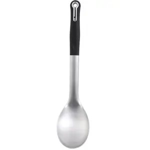 MasterPRO FOODIES COLLECTION - Cuillère 32.7x7.1x5 cm - Acier inoxydable + PBT - Revêtement anti-adhérent - Manche ergonomique - Résistant à la chaleur - Polyvalent pour tous les usages pas cher