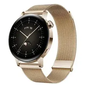 Comparateur de prix : HUAWEI Watch GT 3 3,35 cm (1.32") 42 mm AMOLED Or GPS (Satellite) Noir