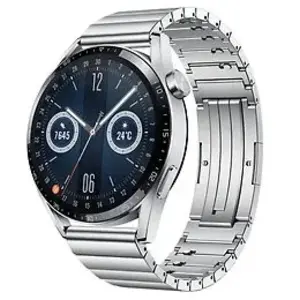 Comparateur de prix : Huawei Watch GT 3 46 mm argent avec bracelet métallique argent