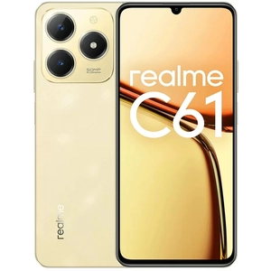 Smartphone Realme C61 6,74" Unisoc 6 GB RAM 128 GB Doré SMARTPHONE pas cher