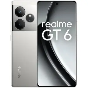 Realme GT 6 5G 8 Go/256 Go Argent (Fluid Silver) Double SIM pas cher