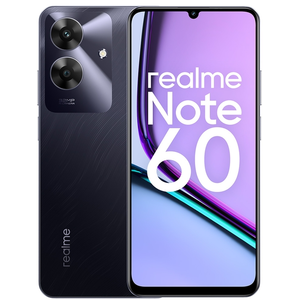 Smartphone realme note 60 6.74- 4g-4 go 128 go de rom-noir pas cher