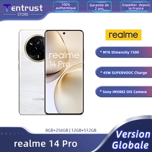 Comparateur de prix : Smartphone Realme 14 Pro 5G 12 Go 512 Go Double SIM OLED 120 Hz Gris