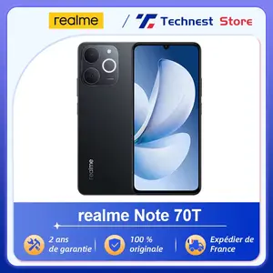 Comparateur de prix : Smartphone realme Note 70T 6000mAh, Design ultrafin, Résistance d'Armo...