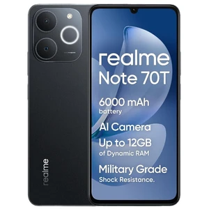 Comparateur de prix : Smartphone realme Note 70T 6000mAh Résistant aux éclaboussements IA