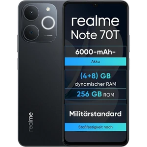 Comparateur de prix : realme Note 70T 256 Go 4 Go Obsidian Black MEA RMX5313 EU