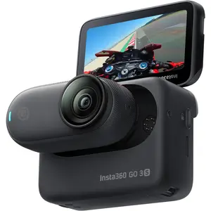 Insta360 Go 3S Motorcycle In-Helmet POV Bundle, Caméra d'action, Noir