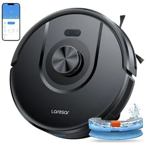 Aspirateur Robot Laveur-Laresar-5000Pa-Na LDS intelligente-3 en 1-5 Cartes-200m-180 mins-APP/WIFI/Alexa ContrôleVendu parcdiscount