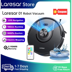 Aspirateur Robot Laveur-Laresar-5000 Pa-Navigation DTOF Laser LiDAR-3 ... pas cher
